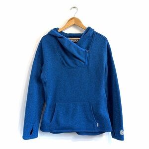 Stio Sweetwater Fleece Hoodie blue pullover knit outer
